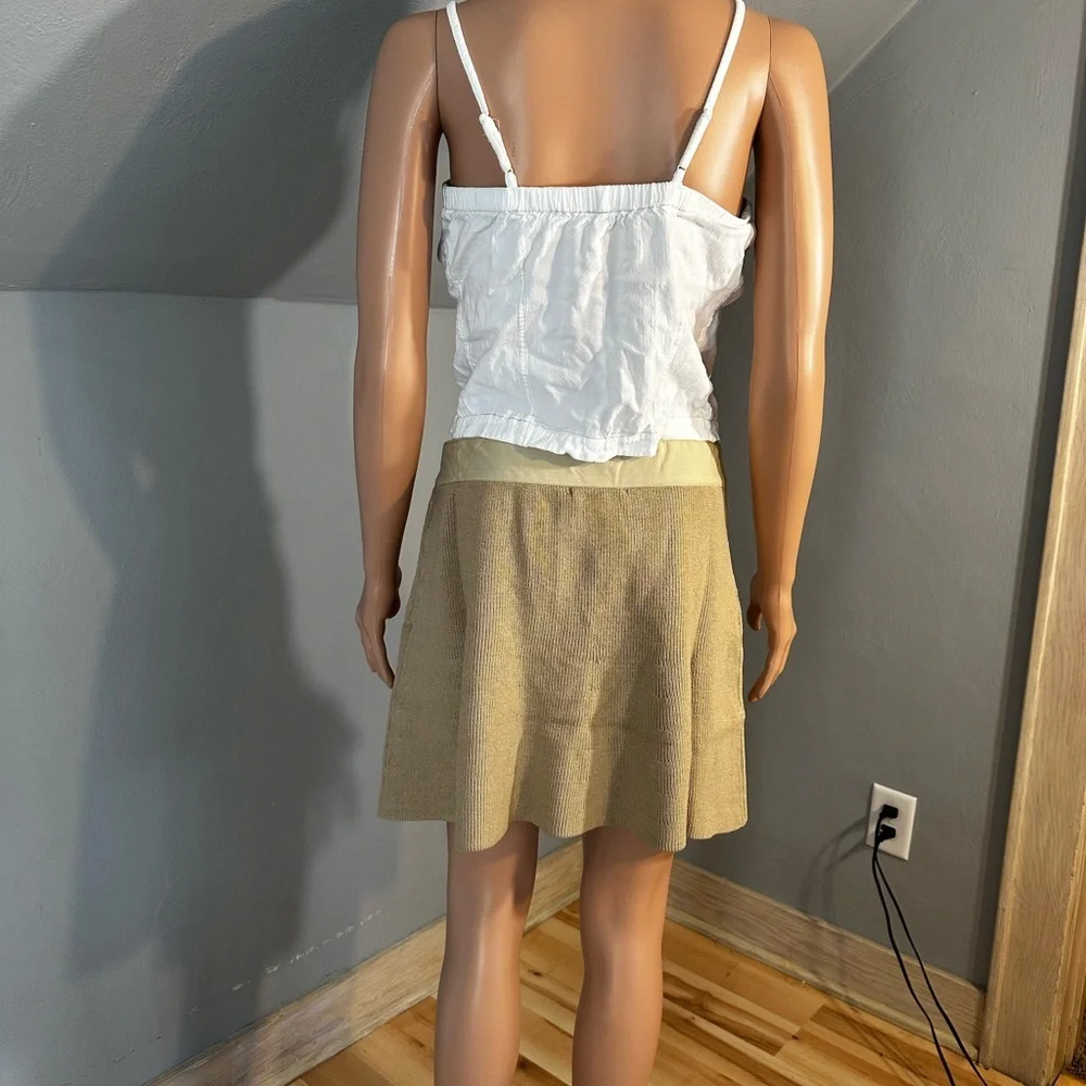 Free People White Button Front Cami Tank Top Women’s Size Large EUC